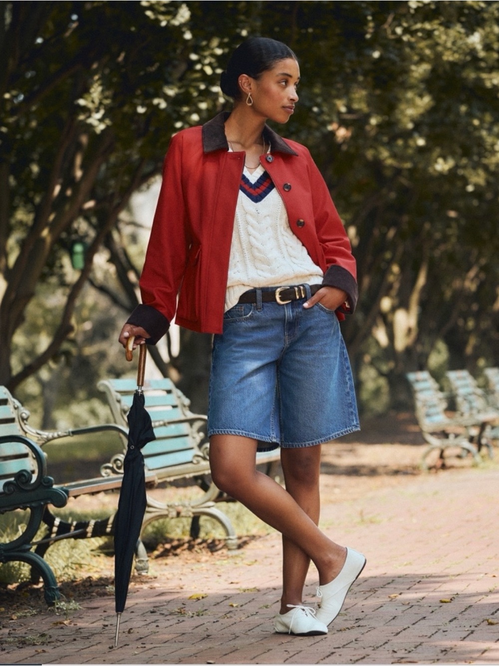 Abercrombie & Fitch Red chore Jacket